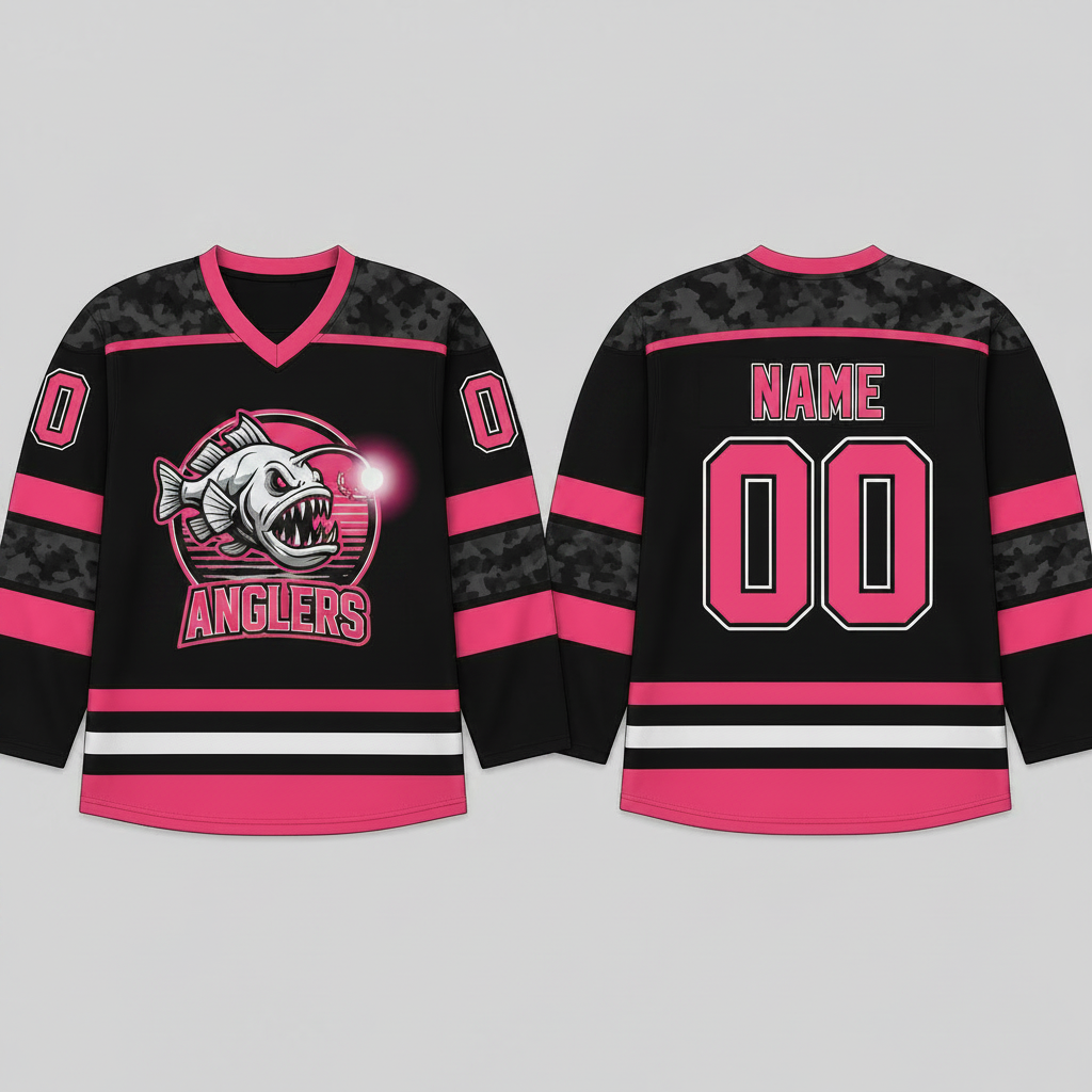 Sublimated jersey concept, front and back views